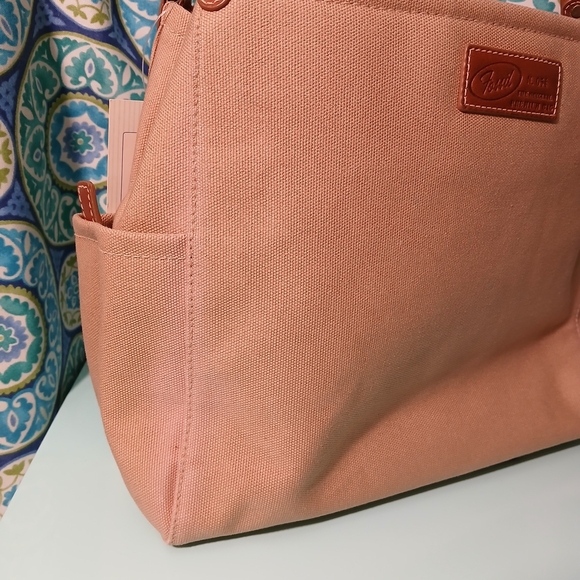 Fossil Women's Tan Shoulder Bag With Leather Accents - Picture 9 of 13
